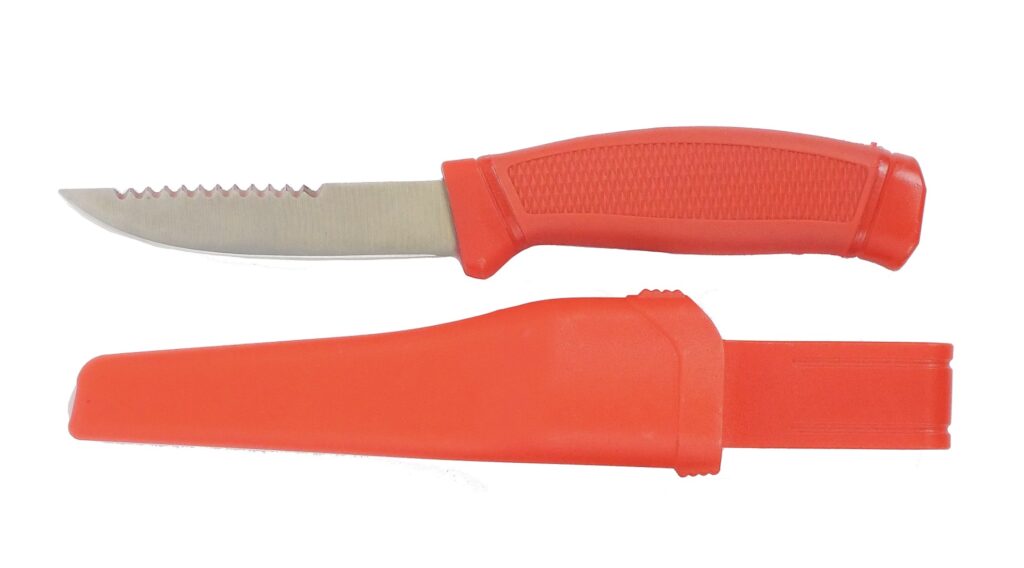 red basic knife
