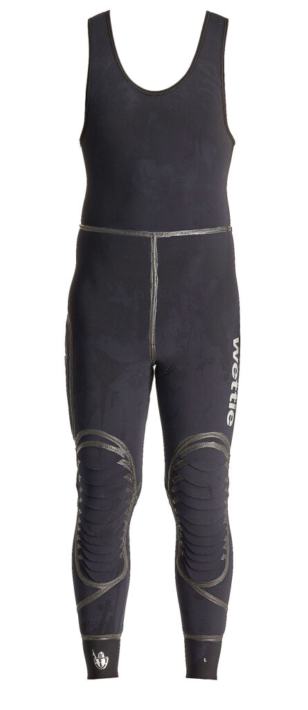 Mens Work Horse Blk Longjohns Front