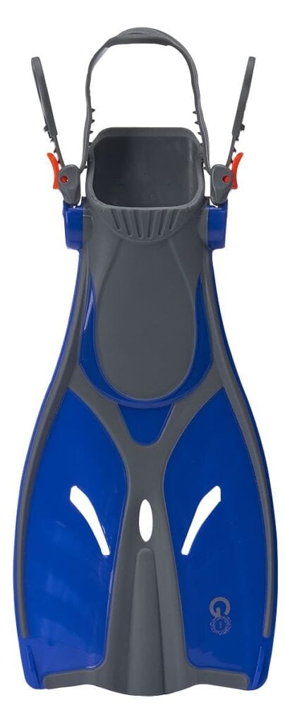 GO Blue Kids Fins-Heelstrap