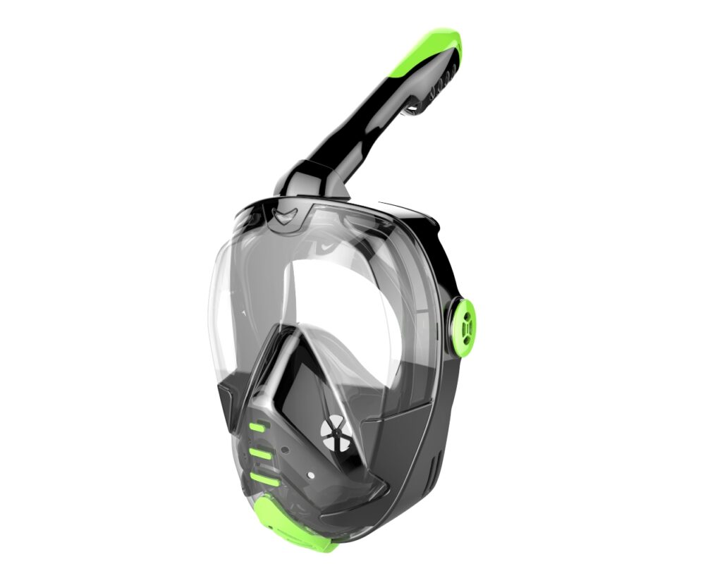 Full Face mask black:green