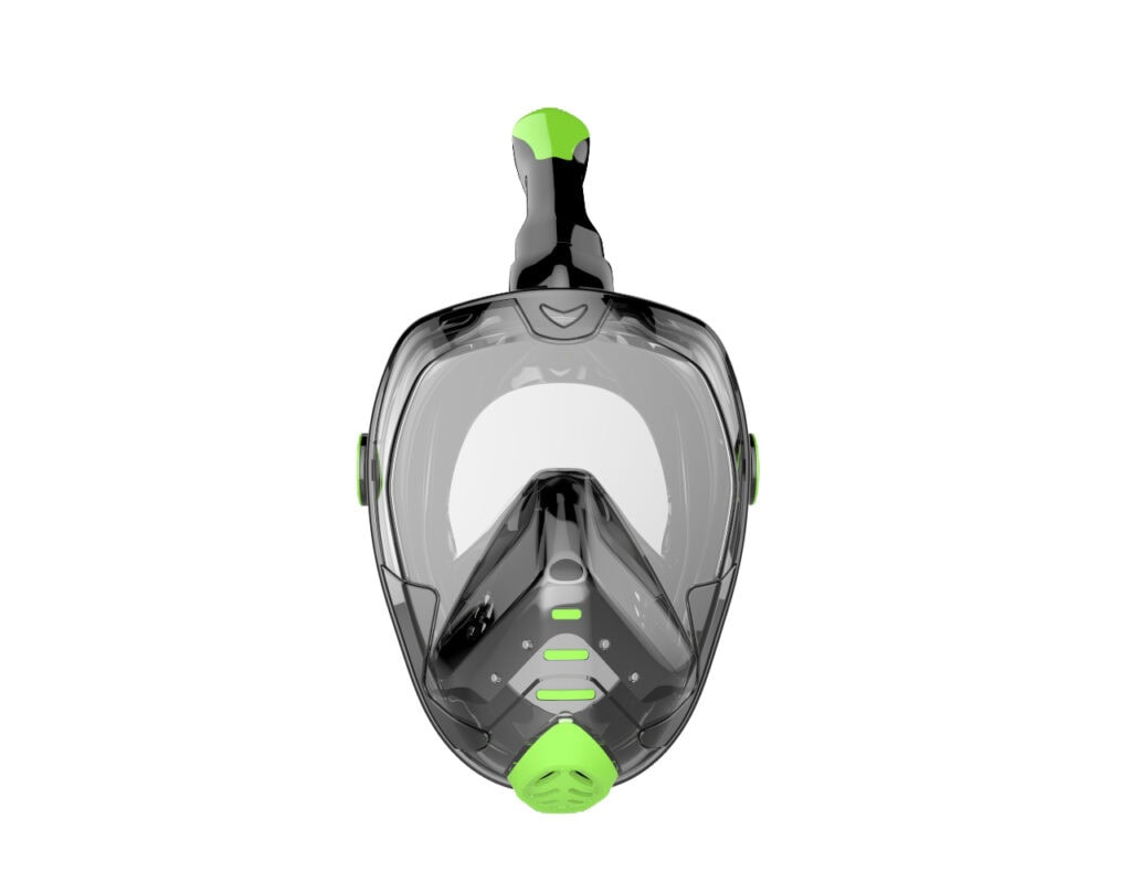Full Face mask green:black2